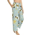 thumbnail image 3 of Kdxio Women's Comfy Stretch BeesPrint Drawstring Pajama Pants-XX-Large, 3 of 9
