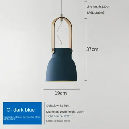 

XTLHSM Modern Nordic Loft LED Iron Pendant Lights in Macaron Color for Restaurant Bedroom Lamp Kitchen Lighting Fixtures - Stylish and Functional Lighting Solution for Home and Business U