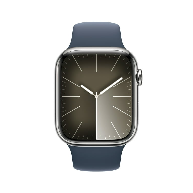 Apple Watch Series 9, 45mm Silver Stainless Steel Case, GPS+ Apple Watch Series 9, 45mm Silver Stainless Steel Case, GPS+