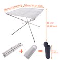 thumbnail image 2 of LELINTA 16" 22" Upgraded Camping Fire Pit Collapsible Foldable Mesh Fire Pits Fireplace for Camping, Campfire, Patio, Backyard and Garden - Carrying Bag Included, 2 of 8