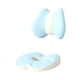 thumbnail image 5 of Almohada de apoyo para la espalda y cojín tipo dona para sentarse, almohada transpirable para la zona lumbar Azul, 5 of 9