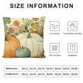 thumbnail image 5 of BCIIG   Fall Pillow Covers   Watercolor Pumpkin Maple Leaves Happy Fall Pumpkin outdoor Throw Pillow Case Autumn Thanksgiving Farmhouse Decoration for Home couch 20x20in, 5 of 5