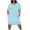 dresses for women clearance-Light Blue, variant on Homenesgenics Summer Dresses 2025 Plus Size Dress For Women V Neck Spring Solid Casual Sundresses Pocket Knee Short Sleeve With Pockets Pink XXXXL
