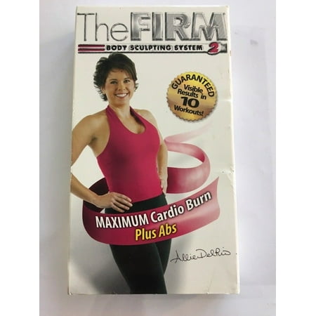 THE FIRM Maximum Cardio Burn Plus Abs Body Sculping System VHS-TESTED-RARE (Best Cardio For Lower Abs)