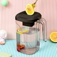 thumbnail image 4 of 2200ml Cold Brew Coffee Maker Iced Tea Pitcher with Push Lid,Fruit Infuser Water Pitcher Perfect for Making Teas and Juices,Fridge Door Water Jug with Wide Handle,for Home Festival Kitchen Iced Tea, 4 of 6