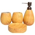 thumbnail image 2 of Set de Baño Ceramico AJR Ceramic Woods Café, 2 of 2