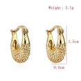 thumbnail image 3 of Korean Fashion Gold Silver Color Small Circle Geometric Round Creole Hoop Earrings for Women Girls Party Jewelry oorbellen, 3 of 5