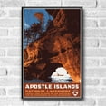 thumbnail image 2 of Apostle Islands National Lakeshore Travel Poster / Postcard WPA Style Wisconsin, 2 of 4