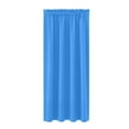 thumbnail image 4 of TOOPTY Blackout Curtains 63 Inch Length, Energy Saving & Noise Reducing Bedroom Curtains, Rod Pocket Room Darkening Drapes for Bedroom Living Room,  Curtain Panels(Blue), 4 of 5