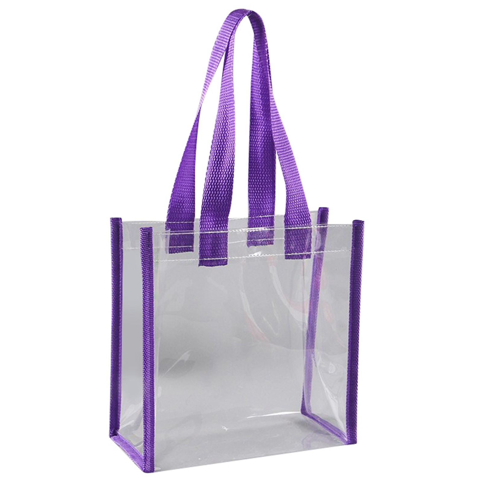 Sac Fourre-Tout Transparent PVC 2025 - Taille 40x34x10 Cm, Léger Et Élégant, Pour Plage, Shopping, Gym, Voyage | Sac Tendance
