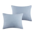 thumbnail image 3 of Benjara Fys 3pc King Size Coverlet Set- Soft Woven Jacquard- Chambray Blue, 3 of 6
