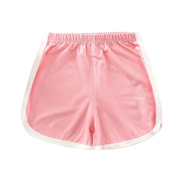 Odeerbi 1-7 Años Niños Niñas Algodón Atlético Dophin Shorts Deportes Yoga Shorts Color Sólido Casual Sports Shorts