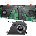 thumbnail image 3 of Conjunto de ventiladores de CPU y GPU Soledad Dq5D517G000 2 piezas para Mars15 VX60 VX60GT, 3 of 10