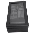 thumbnail image 2 of Vitrina De Reloj, Caja De Almacenamiento De Reloj Negra Protectora Con Cerradura Con Tapa Transparente Para Anillos Para Pulseras YLSHRF Watch Jewelry Display Case, 2 of 8