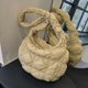 thumbnail image 1 of Bolso de viaje informal para mujer, bolso de viaje plisado con nube acolchada, bolso para axila femenino FLhrweasw Nuevo, 1 of 9
