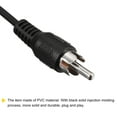 thumbnail image 4 of Uxcell RCA Male Plug Jack Connector Adapter to Bare Wire Open End  Video RCA Cable 2 pack, 4 of 5