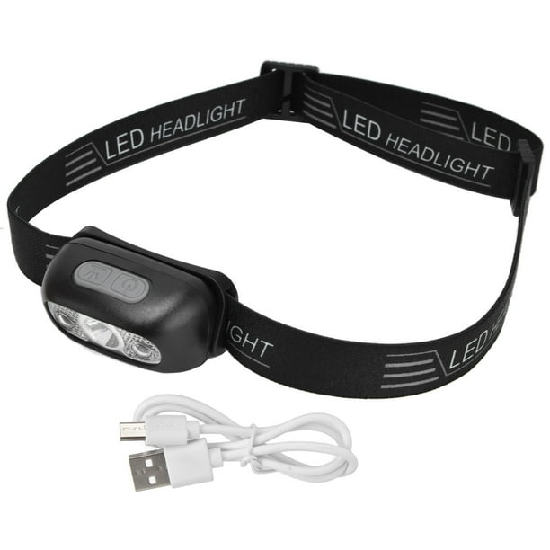 Linterna De Cabeza, Diadema Ajustable, Luces De Cabeza De Carga Inteligente USB, Miniportátil Para Montañismo Para Correr Para Aventuras ANGGREK Otros