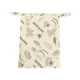 thumbnail image 2 of Bolsa de pan reutilizable con cremallera de cera de abeja | Almacenamiento de Alimentos Frescos de Doble Capa | Grandes 33x43cm | Hebilla segura | Naranja/Blanco grisáceo duradero | Para pan, fruta, 2 of 6