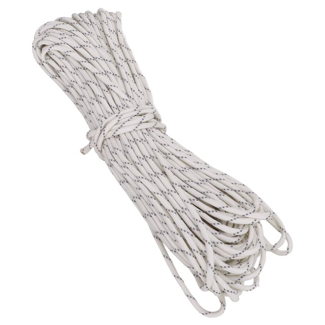 Cuerda fija para tienda de campaña de poliéster, cuerda luminosa de supervivencia para tienda de campaña para exteriores de 4 mm, cuerda luminosa para exteriores, los mejores materiales