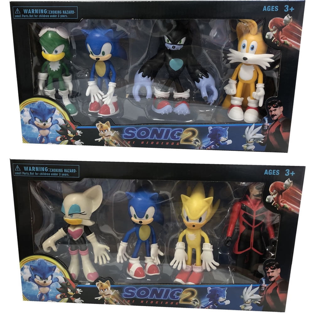 Sonic 2 The Hedgehog Action Figures, Set May Vary