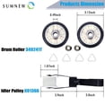 thumbnail image 3 of Kit de reparación de secadoras SUMNEW 4392065 para Whirlpool Kenmore, etc., 3 of 7