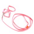 thumbnail image 1 of Arnés ajustable de tela de fibra rosa para conejos, gatos, conejillos de indias, correa para tirar, cuerda para mascotas pequeñas, 1 of 5
