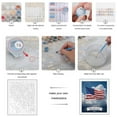 thumbnail image 3 of Paint By Numbers Kit for Adults Beginner - DIY American Flag Independence Day Clouds Canvas Painting Kits for Adults, Frameless Paint By Number for Adults for Home Wall Decor 16x20 Inch, 3 of 7