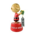 thumbnail image 3 of Peanuts, Charlie Brown Holiday Figurine, 6 inches Tall, Resin Figurine, Red, 3 of 7
