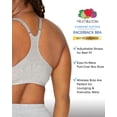 thumbnail image 2 of Sostén Deportivo Ajustable con Espalda Racer y Fruncido para Mujer Fruit of the Loom, 2 of 2