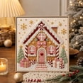 thumbnail image 3 of Christmas Pearl Diamond Painting Art Kit with Frame, Diy Christmas Decoration For Home Wall Table And Holiday Displays, Craft Project For Creative Decorating Parties Gatherings And Decor, 3 of 4