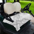 thumbnail image 2 of Golf Cart Seat Covers for 2 Seater,Gray Marble Microfiber Cart Seat Towel Blanket,Modern Simple Gradient Abstract Patterned Absorbent Breathable Non Slip Bench Seats Protector for Golf Course 51"x31", 2 of 9