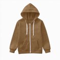 thumbnail image 3 of UAYOTSE Boys' Active Sweat Relaxed-Fit Full Zip Hoodie,Sizes 9-10 Years, 3 of 6