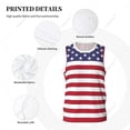 thumbnail image 4 of United States Flag Men Basketball Sports Jersey Running Fitness Multifunction Sleeveless tshirt Exclusive Custom Name Nunber, 4 of 9