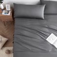 thumbnail image 4 of Coma Inducer Snorze® Cloud Sheet Set - ® Ultra Cozy - Charcoal Full, 4 of 5
