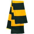 thumbnail image 1 of Sportsman - Bufanda de punto a rayas de rugby, oro del bosque Sportsman Bufandas, 1 of 1