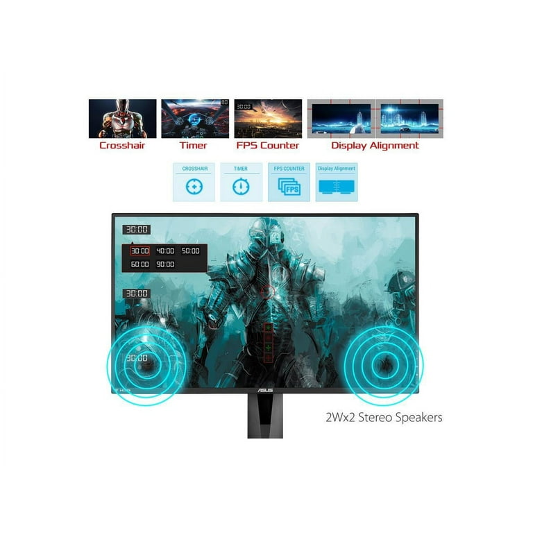 ASUS VG278QR 27” Gaming Monitor, 165Hz Full HD, 0.5ms, G-SYNC, Eye