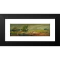 thumbnail image 2 of Wilhelm Busch 14x8 Black Modern Framed Museum Art Print Titled - Lower Saxon Landscape (1885-1890), 2 of 5