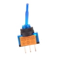 thumbnail image 1 of Botón de interruptor azul modificado de 12V 3 PIN para automóvil Automobil azul Zulema interruptor, 1 of 8