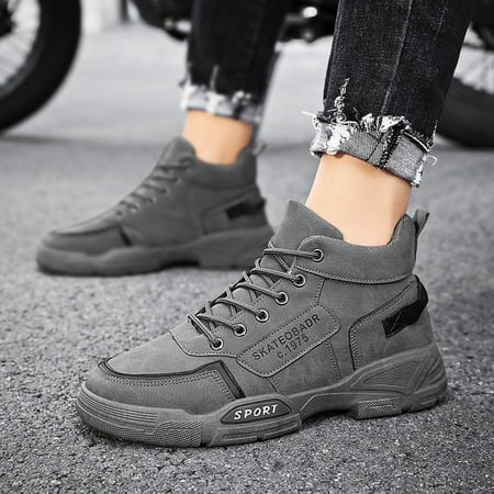 

iLUGU Men Shoes Casual Men Shoes In Autumn And Winter Warm Work Clothes Casual Shoes