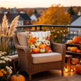 thumbnail image 7 of Halloween Sale Clearance!Fall Decorations for Home, Thanksgiving Pillow Covers Fall Pumpkin Floral Decorative Pillow Cases Throw Pillow Covers For Home Sofa Bedroom Living Room Festival, 7 of 7