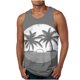 thumbnail image 1 of Hombres Moda Casual sin Mangas Impresión Suéter Cuello Redondo Tanque Deportivo, 1 of 4