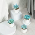 thumbnail image 3 of maskred 4pack/lot Exquisite Crafted Succulent Plant With Good Hand Feeling - Realistic Appearance Non-toxic ES1438-11, 3 of 6