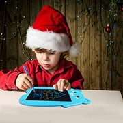Angle View: Mom&myaboys color LCD electronic tablet toys for boys aged 4-9, birthday gifts for teenage boys and girls, best Christmas presents, 8.5-inch handwritten paper tablet for home and outdoor (Blue-Mc)