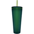 thumbnail image 2 of Starbucks Green Jelly Acrylic Grid Tumbler Limited Edition 2022 24oz, 2 of 2