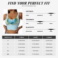 thumbnail image 6 of Lsque Dreaming Travel Printed Women'S Sports Bra, Compression, Moisture Wicking, High-Impact Sports Bra For Women,Supportive sports bra-Large, 6 of 9
