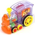 thumbnail image 3 of Children Train Toy Set Children Electronic Train Educational Toy Set Domino Blocks Set Interesting Family Game Toys for Babies, 3 of 7