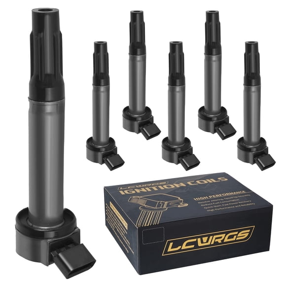 Set of 6 Ignition Coil Pack for 3.5L V6 Toyota Sienna Avalon Camry Highlander Rav4 Venza Lexus RX350 IS350 ES350 RX450H 2008 2009 2010 2011 2012 2013 2014 2015 OE# 90919-A2007, UF487