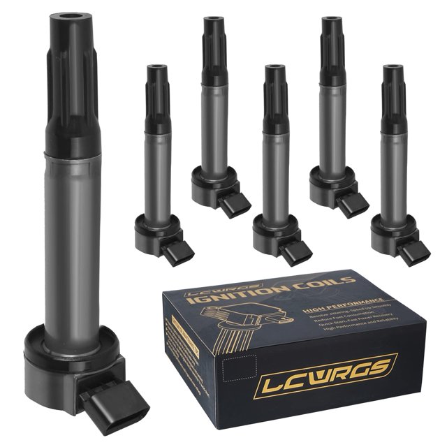 Set of 6 Ignition Coil Pack for 3.5L V6 Toyota Sienna Avalon Camry Highlander Rav4 Venza Lexus RX350 IS350 ES350 RX450H 2008 2009 2010 2011 2012 2013 2014 2015 OE# 90919-A2007, UF487