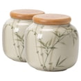 thumbnail image 1 of 2pcs Ceramic Tea Jars Decorative Sealing Containers Panda Design Loose Leaf Tea Holders, 1 of 9