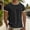 Black, variant on Cotton Linen T Shirts for Man Summer Casual Lightweight Breathable Short Sleeve Crewneck Loose Tshirts